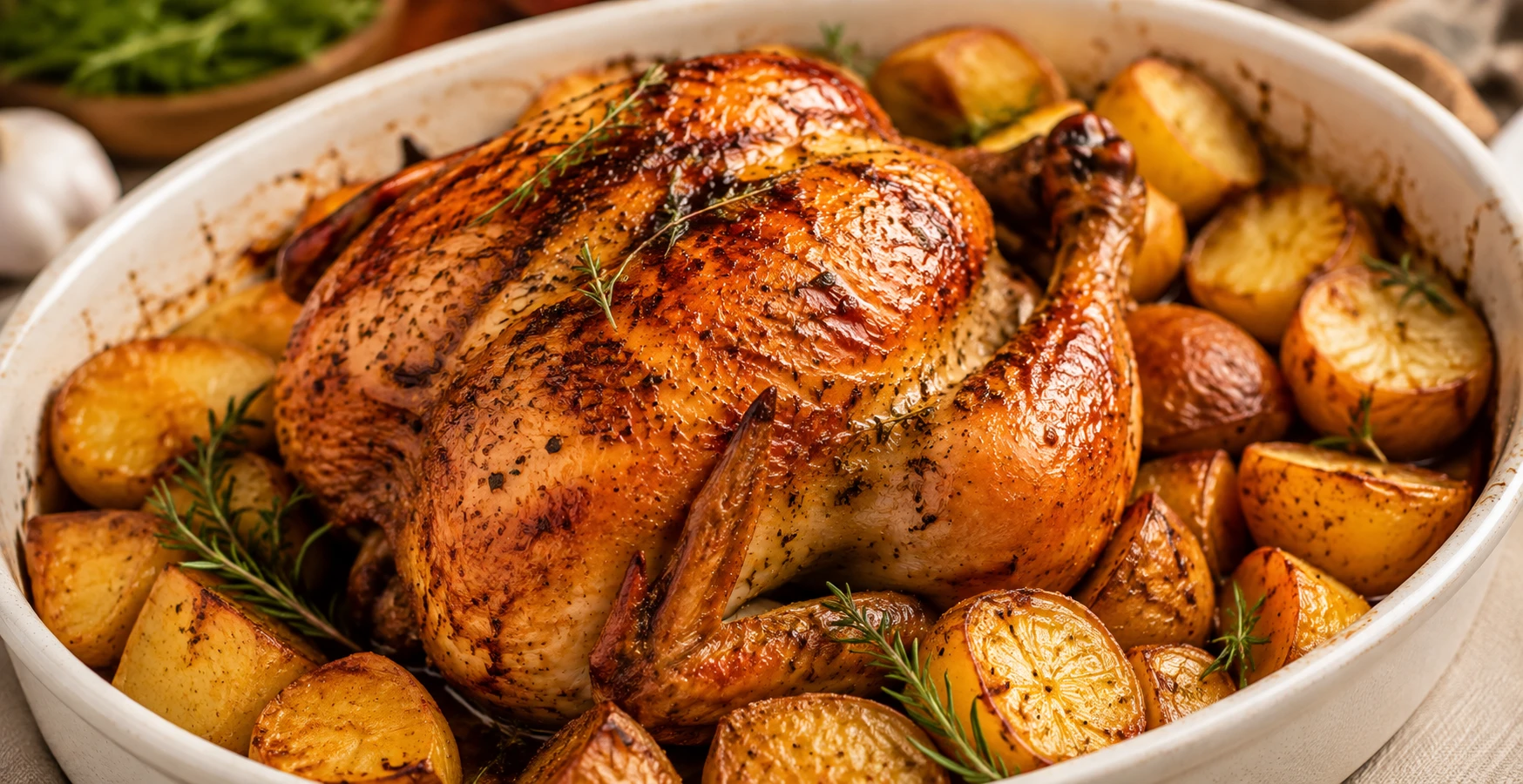 Roasted Chicken and Potatoes
